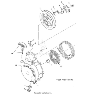 Engine, Recoil Starter - A07mh46aa/az (4999200059920005d14) Schematic