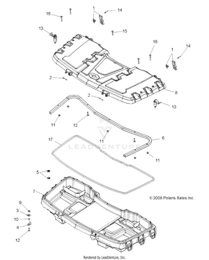 Body, Front Cargo Box - A09zx85ar/8xag (49atvbox09speps850) Schematic