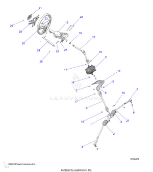 Steering, Steering Asm. - R24rsu99aj/ak/az/a9/bj/bk/bz/b9 (c730373) Schematic