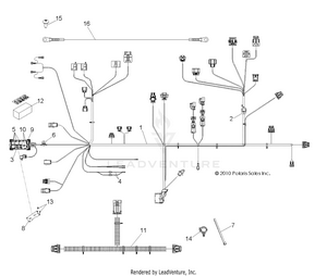 Electrical, Wire Harnesses - R11th76ab/ac/ag/af/ah/ar (49rgrharness118004x4) Schematic