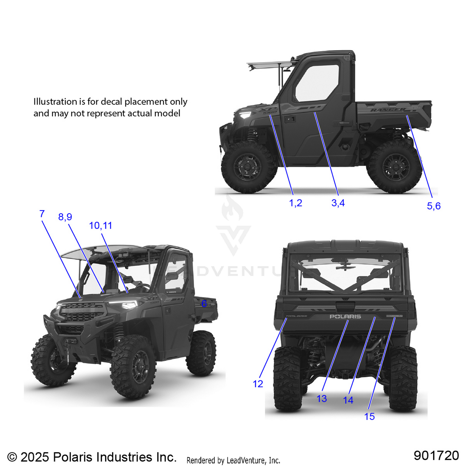BODY, DECALS, GRAPHICS - R26RRV99AK