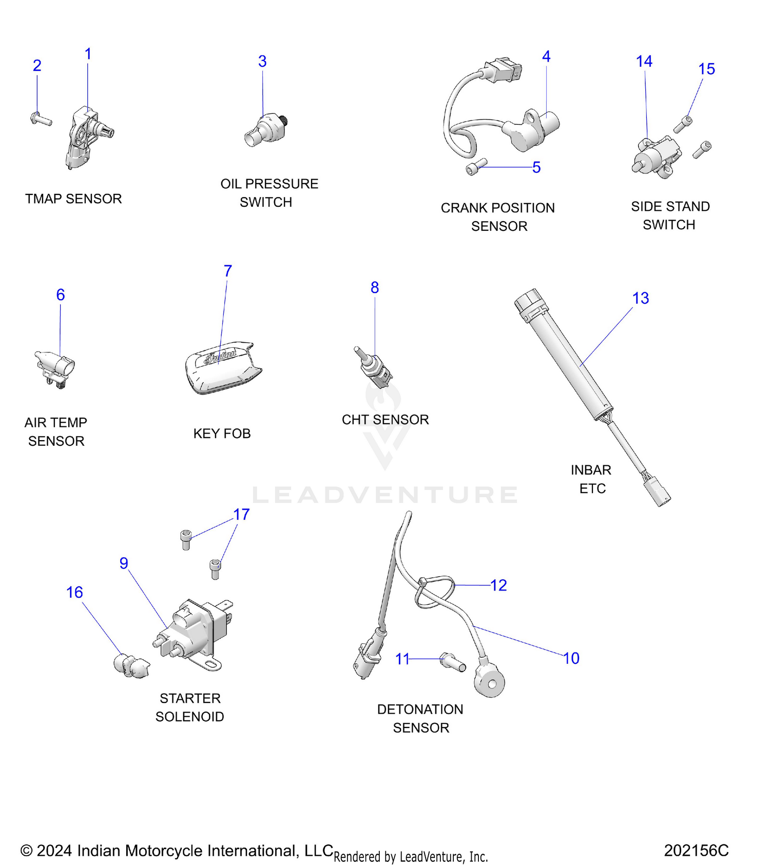 ELECTRICAL, COMPONENTS 2 - N26DLBAG ALL OPTIONS (202156C)