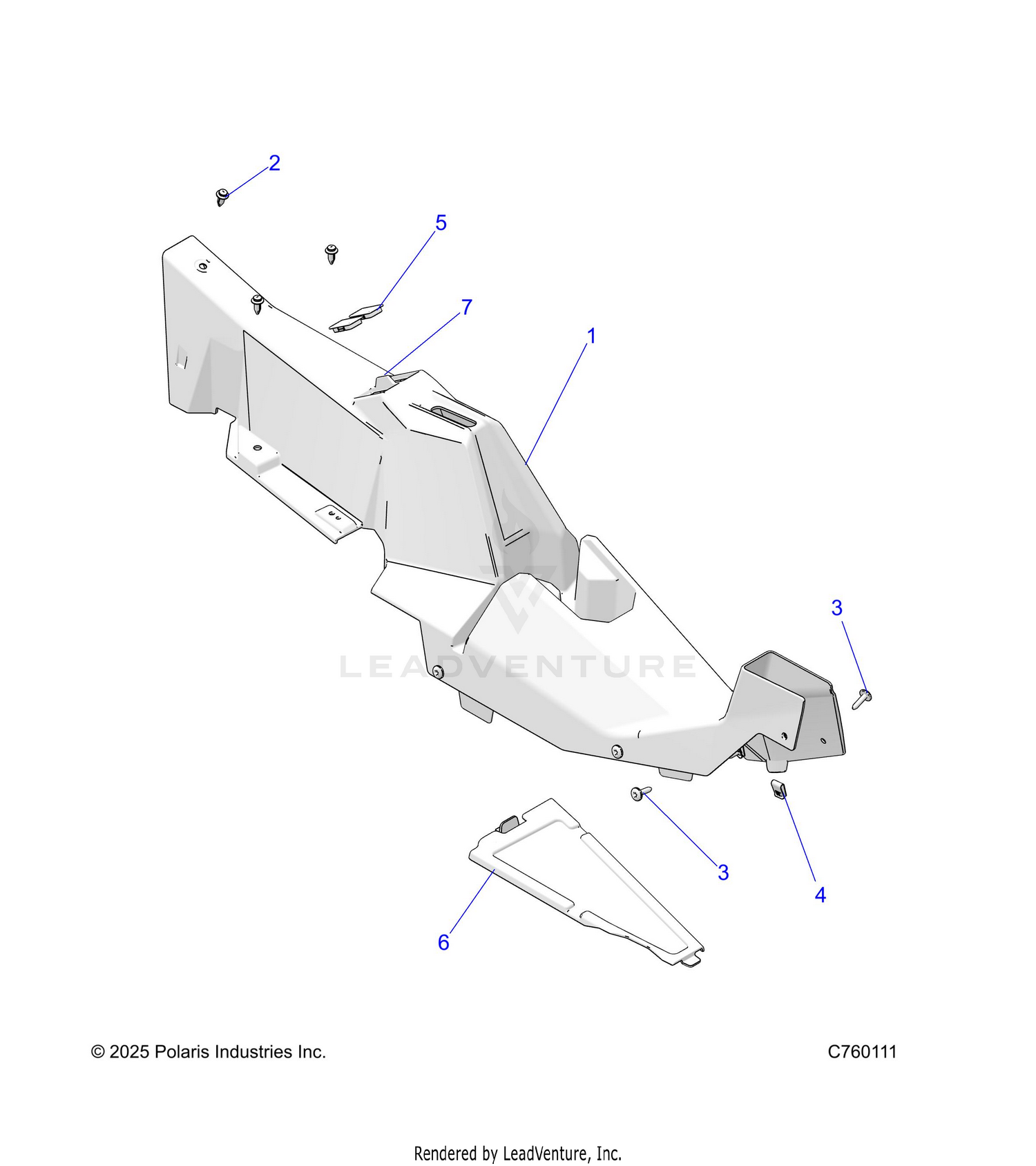BODY, CENTER CONSOLE - Z26NEE99C4 (C760111)