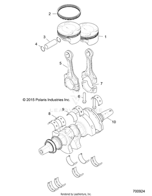 Engine, Crankshaft And Piston - R17rt_87 All Options (700924) Schematic