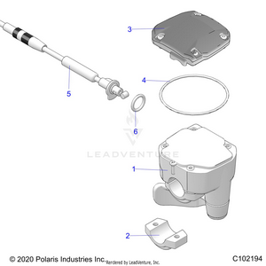 Steering, Controls, Throttle Asm. And Cable - A22sva85a3 (c102194) Schematic
