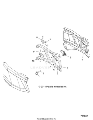 Body, Doors, Rear - Z19vce99am (700002) Schematic