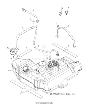Body, Fuel Tank - R11vh76/vy76 All Options (49rgrfuel11rzrs) Schematic