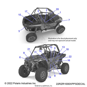 Body, Decals - Z22nar99af/bf (900244) Schematic