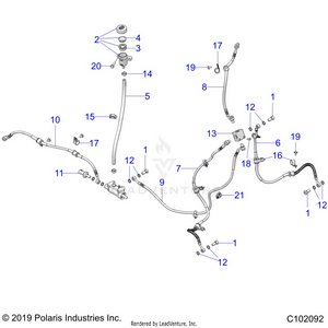 Brakes, Brake Lines - A21hbb07a3/a7/b3/b7 (c102092) Schematic