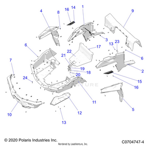 Body, Rear Rack And Fenders - Z24ase87a5 (c0704747-4) Schematic