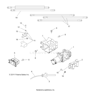 Options, Winch (built 12/01/11 And Before) - A12zn8efk/efo (49atvwinch12sp800f) Schematic