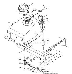 Fuel Tank Magnum 2x4 W97aa42a (4940704070a011) Schematic