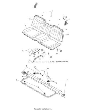 Body, Seat And Base - R12th76/th7e/tx7e All Options (49rgrseat12800xp) Schematic