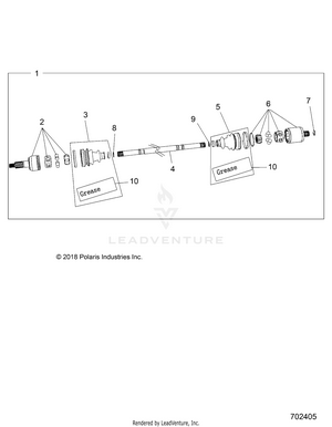 Drive Train, Half Shaft, Rear - R22t6a99a1/b1 (702405) Schematic