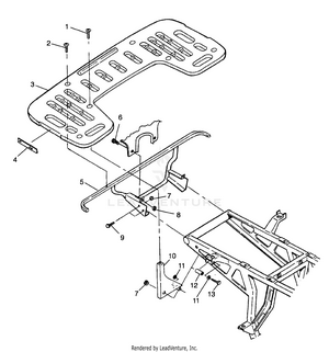 Rear Rack Mounting - W98ca28c (4945364536a006) Schematic