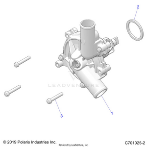 Engine, Cooling, Waterpump - Z23asa87a2(c701025-2) Schematic