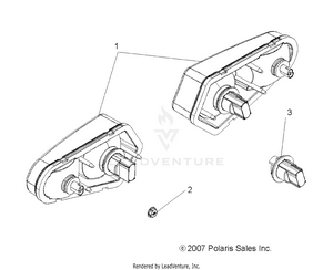 Electrical, Taillamps - A19sea50b1/b7/see50b7/b3/seg50b4 [49atvtaillamps08sp500] Schematic