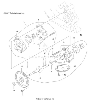 Engine, Oil Pump - A09lh46aq/ax/az (49atvoilpump08sp400) Schematic