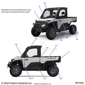 Body, Decals - R25xaw1rb9/bd/bm (901025) Schematic