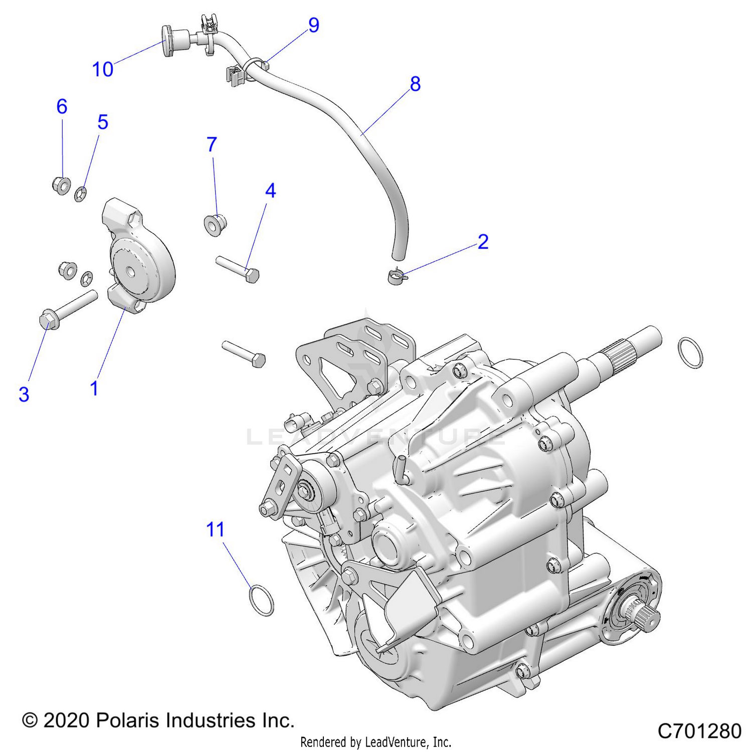 DRIVE TRAIN, MAIN GEARCASE MOUNTING - R26RRE99CN/C9/EN/E9 (C701280)