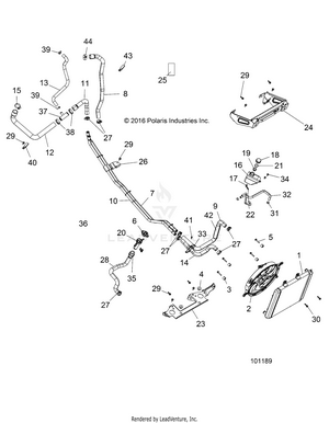 Engine, Cooling System - A17dae57am (101189) Schematic