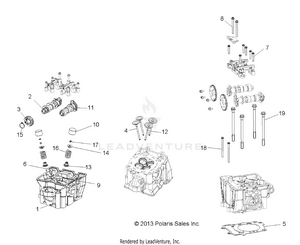 Engine, Cylinder Head, Cams And Valves - R16rva57a1/b1/e57a9/b9 (49rgrcylinderhd14570) Schematic