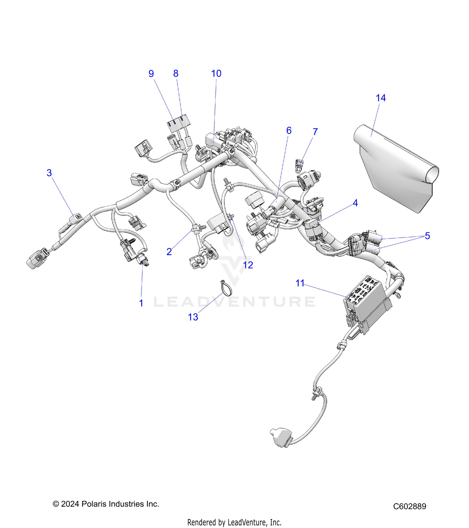 ELECTRICAL, WIRE HARNESS, MAIN - S26TFM8MS (C602889)