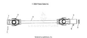 Front Prop Shaft - A05jd32aa (4995169516b08) Schematic