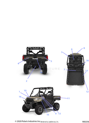Body, Decals - R21rrj99a9/b9 (900256) Schematic