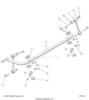 Suspension, Stabilizer Bar, Rear - Z25nmf99a4/a5/b4/b5 (c703113) Schematic