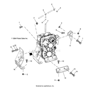 Transmission Mounting - A05cd32aa/ab/ac (4994909490c13) Schematic