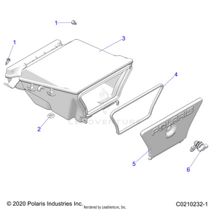Body, Storage Box, Rear - A20sea50a1/a5/ca1/ca5 (c0210232-1) Schematic