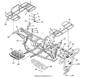 Bumper/rack Mounting Magnum 2x4 W957544 (4926852685a008) Schematic
