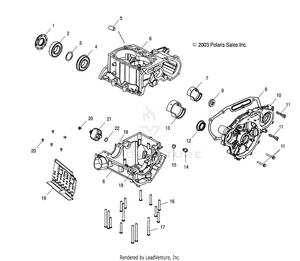 Crankcase - A03ch68aa/ac/af/ah/al (4975557555d03) Schematic