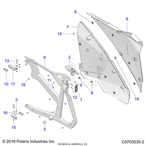 Body, Doors, Rear - Z24rmd2kah/al/bh/bl (c0703035-2) Schematic