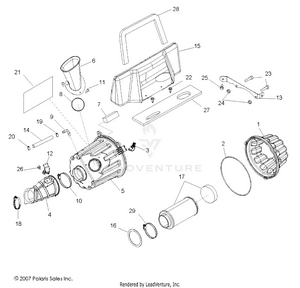 Air Box - R08vh76ad/ag (49rgrairbox08vista) Schematic