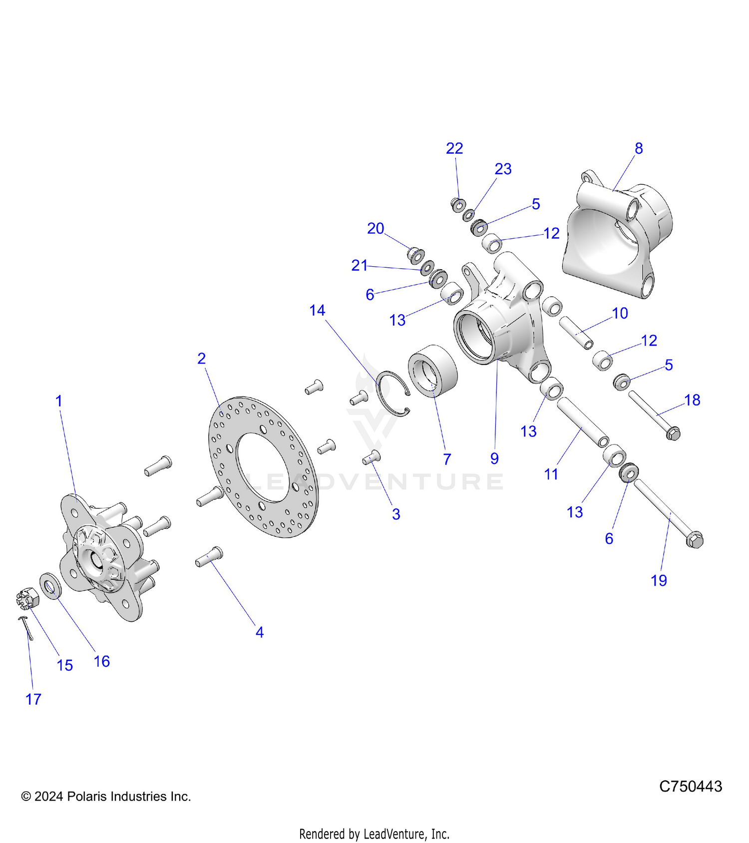 SUSPENSION, REAR CARRIER - Z26ASE99P5 (C701010-4)