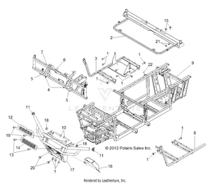Chassis, Frame And Front Bumper - R12th76/th7e/tx7e All Options (49rgrchassis128004x4) Schematic