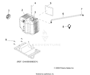 Body, Fuel Tank Asm. - R08rh68 All Options (49rgrfuel077006x6) Schematic