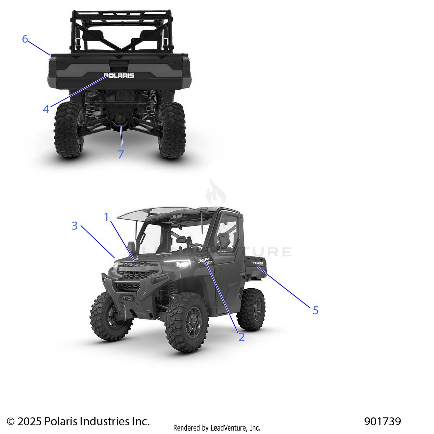 BODY, DECALS, GRAPHICS - R26RRU99FP (901739)