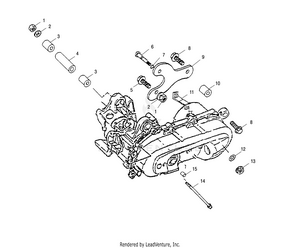 Engine Bracket - A02fa09ca/cb/cc (4970887088a14) Schematic