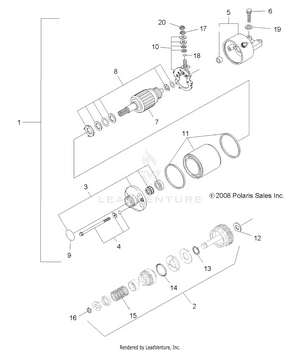 Engine, Starting System - A09lh46aq/ax/az (49atvstarter09sp400) Schematic