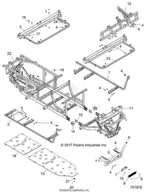 Chassis, Frame And Front Bumper - R18rne57nv (701870) Schematic