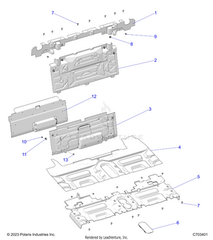Body, Rear Closeoff, Center Panels - Z24rmd2kah/al/bh/bl (c703401) Schematic