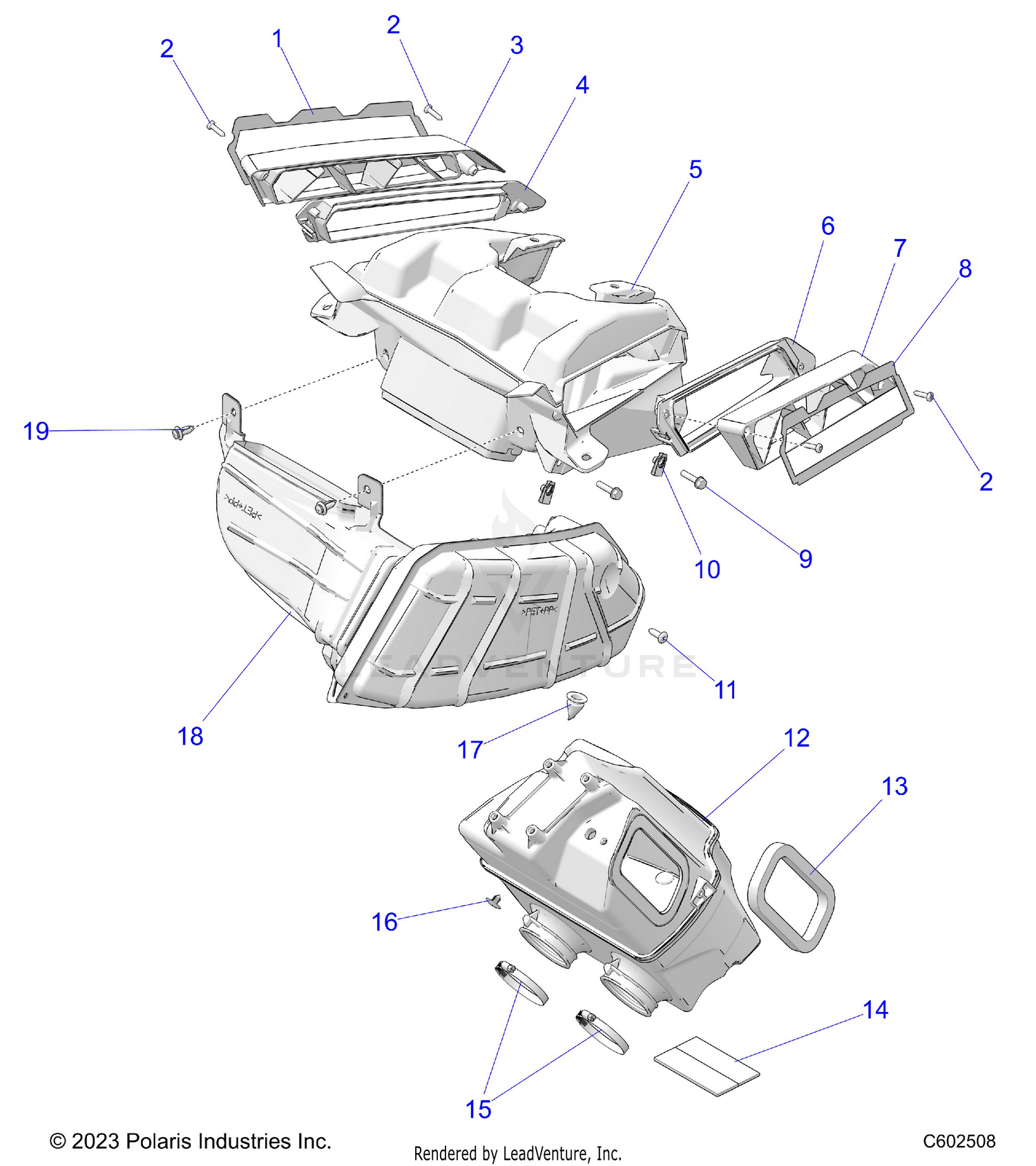 ENGINE, AIR INTAKE SYSTEM - S26TDZ8RS (C602508)