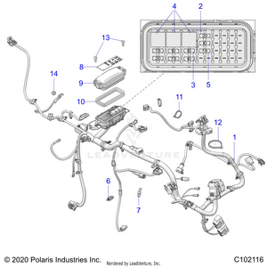 Electrical, Wire Harness And Fuses - A21hbb07a3/a7/b3/b7 (c102116) Schematic