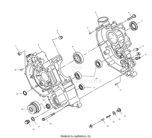 Crankcase - A01ch50eb (4964466446d002) Schematic