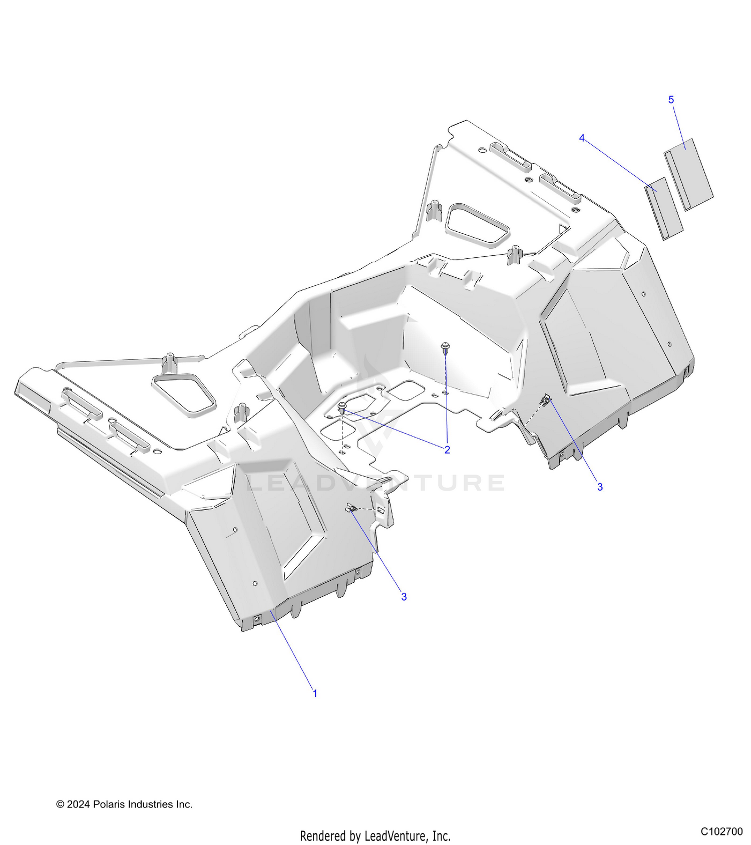 BODY, REAR CAB - A26SXR95AG (C102700)