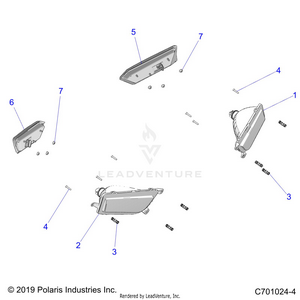 Electrical, Headlights And Taillights - Z24ase87a5 (c701024-4) Schematic