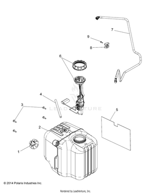 Body, Fuel Tank Asm. - R15rma57fa (49rgrfuel15570) Schematic